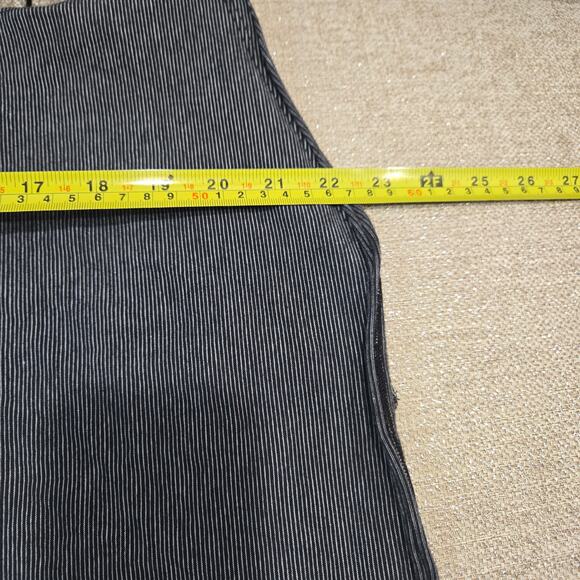 NWT Free People Black Stripe Cap Sleeve Fitted Top Shirt Medium - Picture 7 of 7